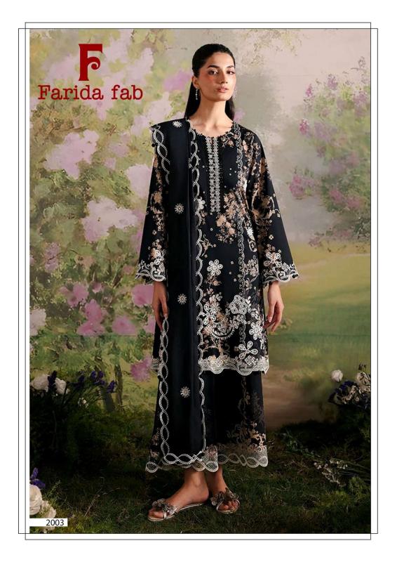 Farida fab charizma vol 2 karachi handloom dress materials wholesale